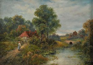 Welsh Border Near Hereford by Norah Fleming