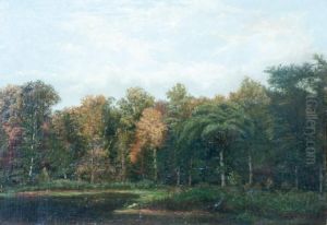  Paysage De Barbizon  by Camille Flers