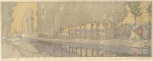 Waterway by Frank Morley Fletcher