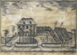 A View Of The Rev. Mr Montgomery's At Milton [malsor] Near Northampton