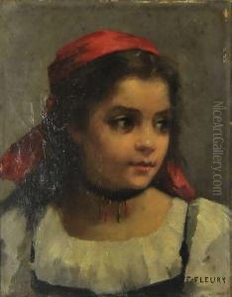 Jeune Femme Au Fichu Rouge - view 1