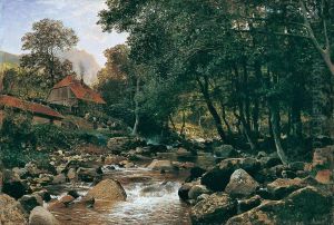 Schmiedemuhle Im Ilsetal Im Harz by Paul Franz Flickel