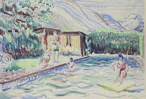 Swimming Pool by Claude Flight