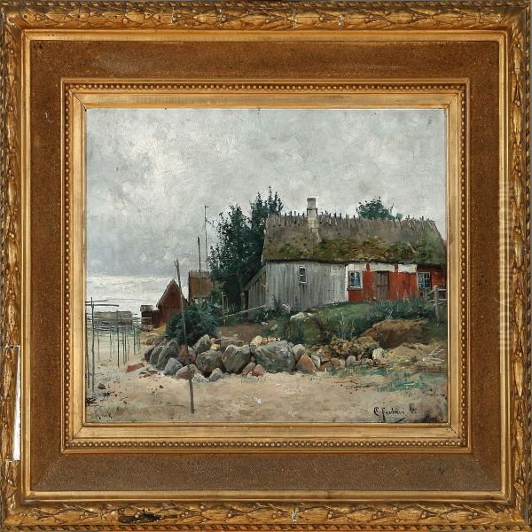 Houses At Kivik, Swedish - view 1