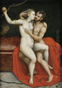 Mars And Venus by Frans Floris