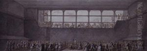 The Oath Of The Tennis Court by Joseph Marie Flouest