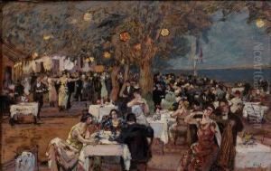 Le Bal A La Reserve De Ciboure by Louis Floutier