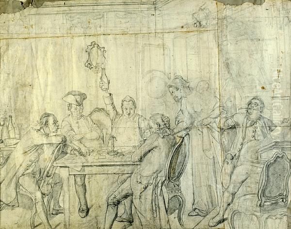 Gamblers, Death Of The King Of Saxony - view 1