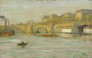 Seinebrucke by Hans Fluggen
