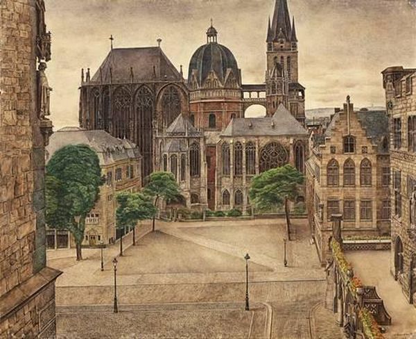 "dom Und Katschhof In Aachen" - view 1