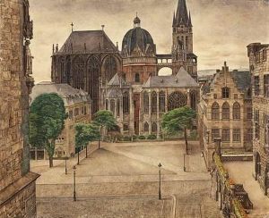 "dom Und Katschhof In Aachen" "dom Und Katschhof In Aachen"