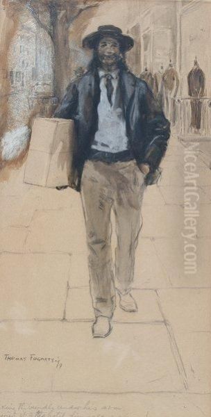 Man With A Bundle - view 1