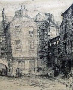 Street Scene In Dundee by David Foggie