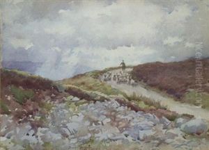 In The Highlands (the Laggan Road) by David Foggie