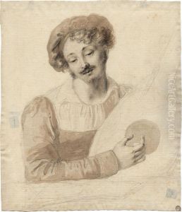 Lautenspieler In Altdeutscher Tracht by Carl Philipp Fohr