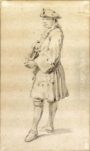 Study Of A Standing Man In A Hat