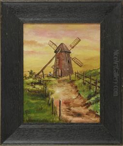 Old Windmill Nantucket Is by James Walter Folger