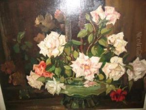 Still Life With Roses by George Frederick Folingsby