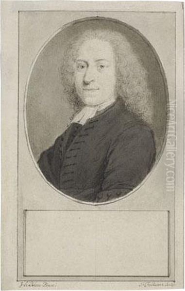 An Oval Portrait Of A Gentleman - view 1