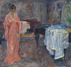 Kvinne I Interior by Bernhard Folkestad