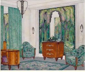 Pavillon "pomone". Boudoir De Paul Follot, Circa 1925 by Paul Follot