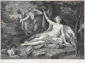 Diana Destata Dalle Ninfe by Giovanni Folo