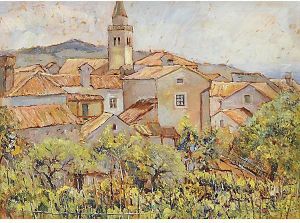 Paese In Carso by Enrico Fonda