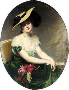 Portrait Of A Young Lady by Jenny Maria Fontaine