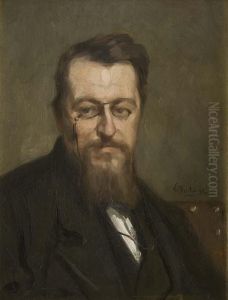 Herren-portrat by Victor Fontaine