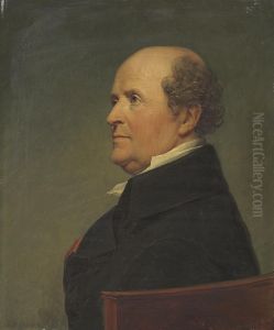 Portrait Of A Doctor Dubois, Bust-length, In A Blue Coat
