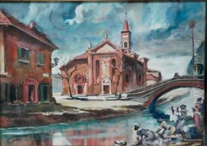 Lavandaie A San Cristoforo Sul Naviglio by Daniele Fontana