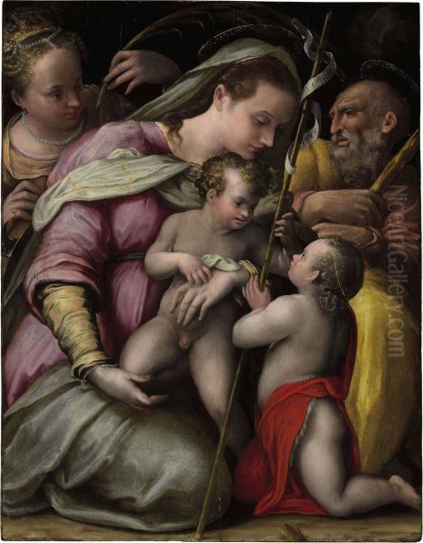 The Holy Family With The Young Saint John The Baptist And Saint Catherine Of Alexandria - view 1