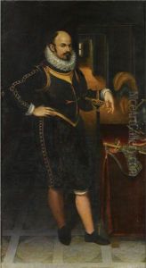 Ritratto Di Gentiluomo In Arme by Lavinia Fontana