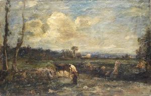Nei Campi by Antonio Fontanesi
