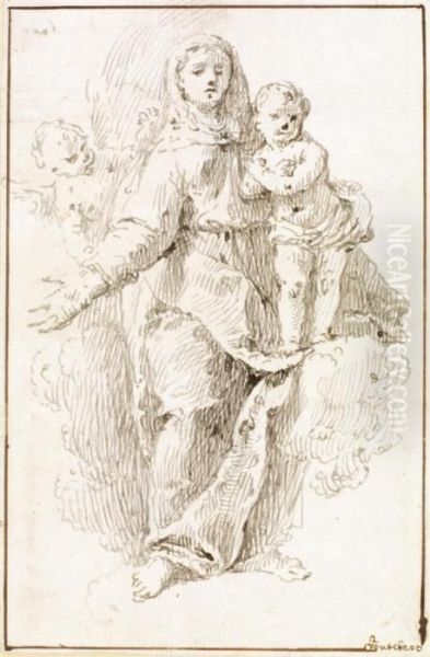 Vierge A L'enfant - view 1