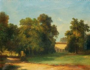 Paysage by Horace Antoine Fonville