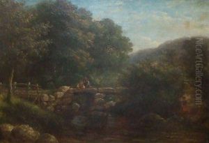 Foxworthy Bridge Lustleigh Cleave by Frederick Foot
