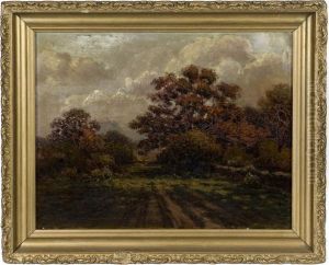 Dark Forest Landscape by Elizabeth Foote Ferguson