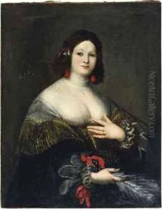 Portrait Of A Woman by Girolamo Forabosco