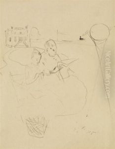 Femmes A La Lecture by Jean-Louis Forain