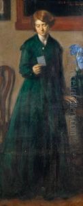 La Femme En Vert by Charles Stuart Forbes