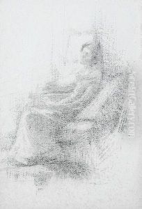Study Of A Seated Woman