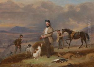 Mr Grant Shooting Near Rothes, On Thespey by James Forbes