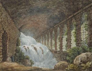 Halle Im Oberen Stock. Auf Dem Untersatz Englisch Bezeichnet Und Signiert Sowie O. M. Nummiert "237" by James Forbes