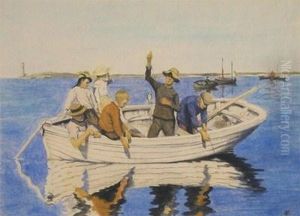 The Fishing Party by Stanhope Alexander Forbes