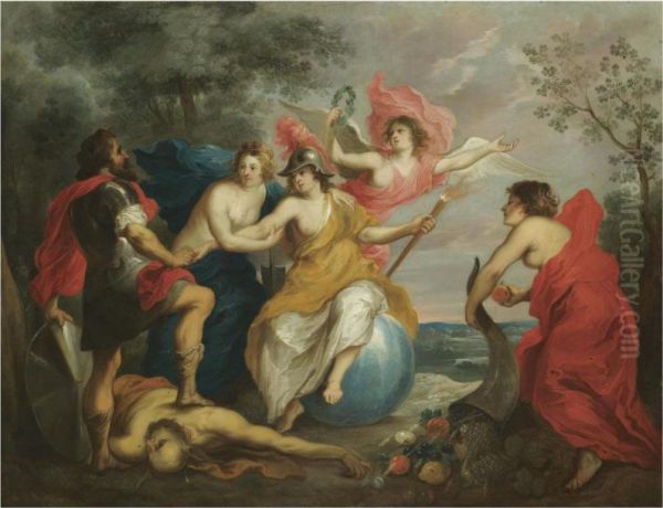 An Allegory Of Good Government - Minerva Protecting Ceres Fromwar - view 1