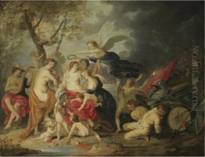 The Triumph Of Peace by Gilliam Ii Forchondt