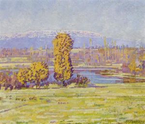 View Of The Saleve. by Henri Claudius Forestier