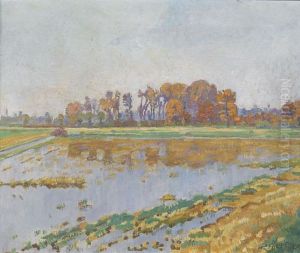 Herbstliche Landschaft Bei Genf