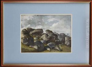 Roches Des Hauteurs De Chantambre by Charles Gabriel Forget